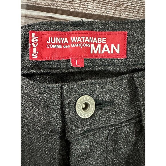 comme des garcon Junta Watanabe X Levi´s wool Pants Size L NWOT Levis - Picture 2 of 8